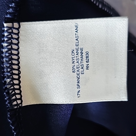 Lands end sz small navy blue tassel tie cover up shift dress sz 6-8 - Picture 8 of 8